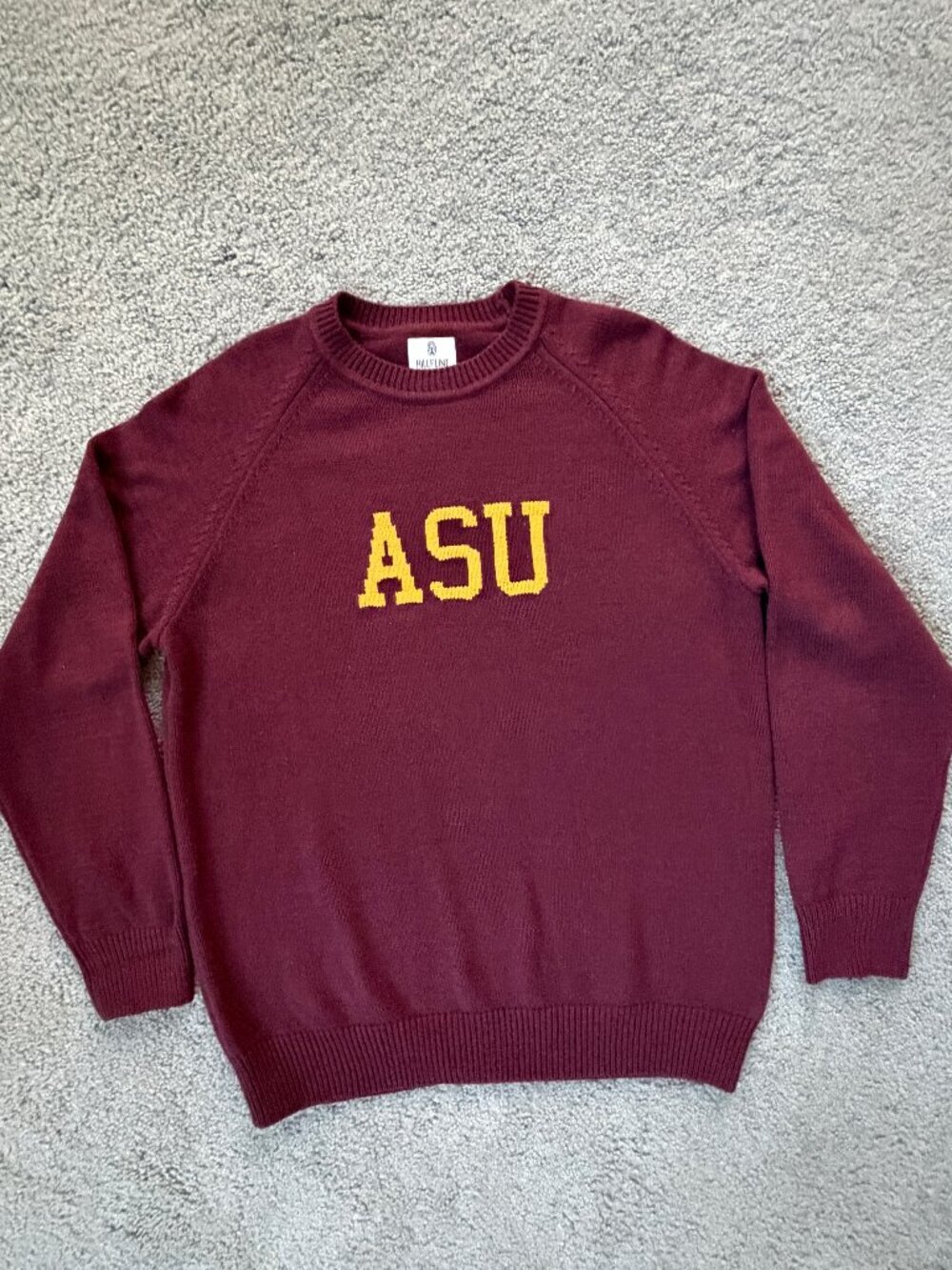 Hillflint ASU Arizona State University Knit Sweater Maroon/Gold Men's Size 2XL